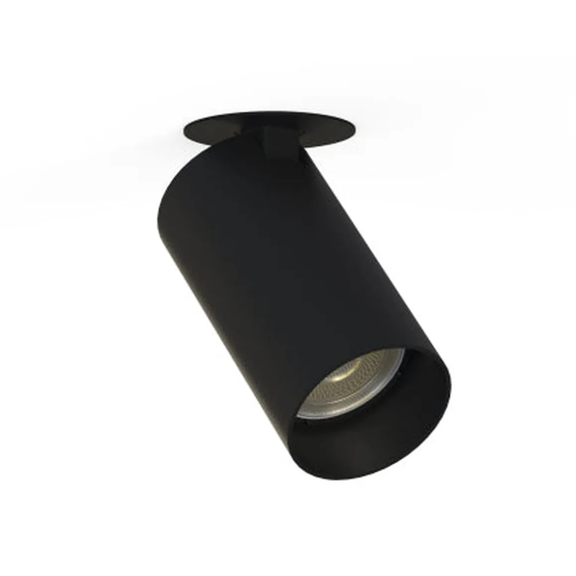 Mono enkel innfelt takspot - Svart