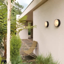 Montreal Round 220 vegglampe utendørs IP44 E14