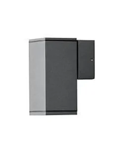 Monza vegglykt ned mørk grå