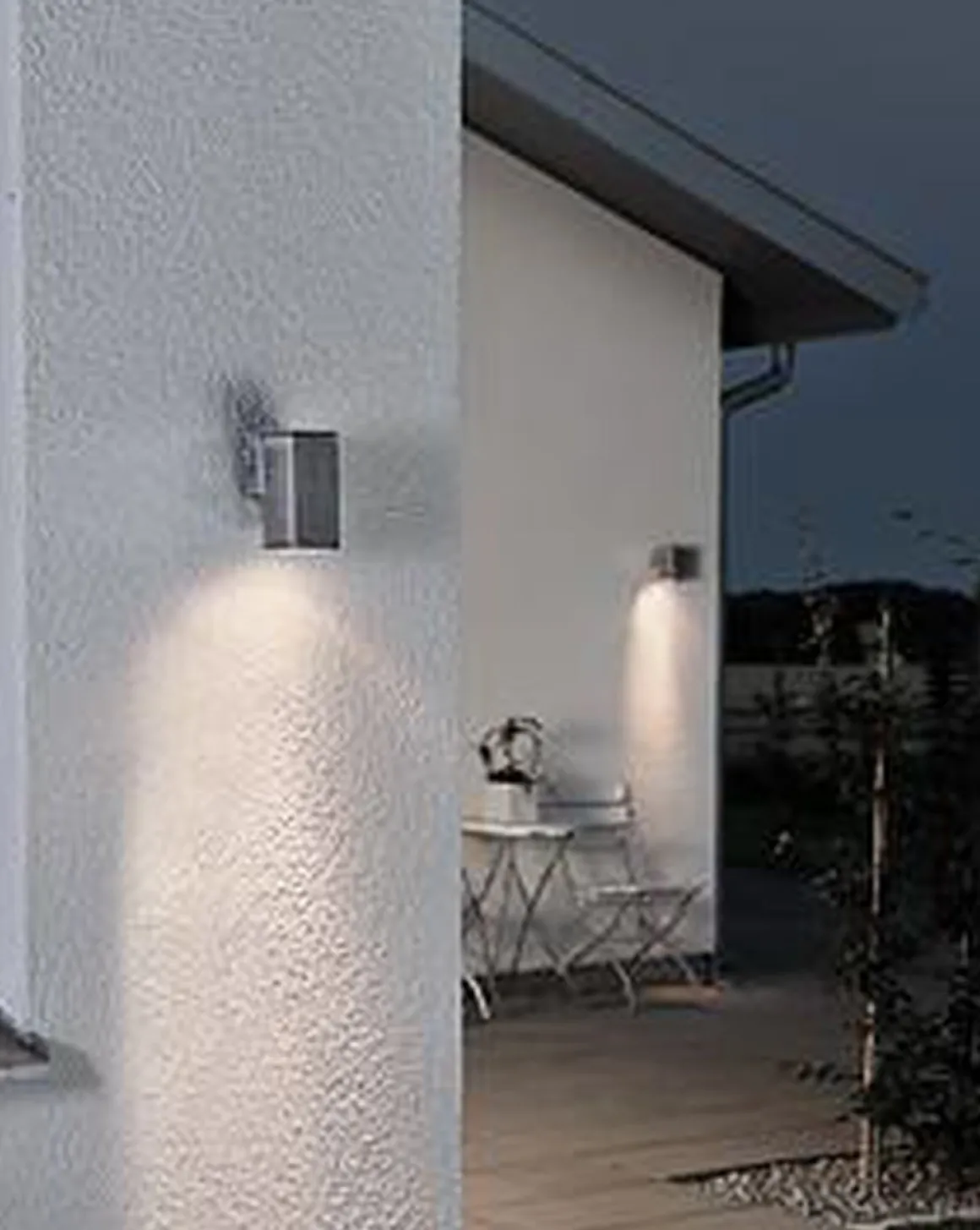 Monza vegglykt ned mørk grå