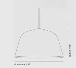 Muuto Ambit takpendel Ø40 cm