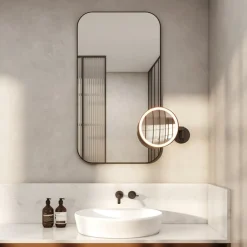 Nagoya sminkespeil m/sensor IP44