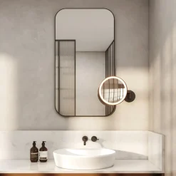 Nagoya sminkespeil m/sensor IP44