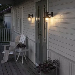 Napoli vegglampe utendørs IP44 - Rust farget