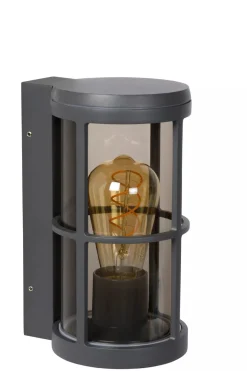 Navi vegglampe utendørs IP54 E27 - Antrasitt