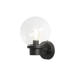 Nemi vegglampe Svart skumringsrele 29cm