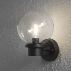 Nemi vegglampe Svart skumringsrele 29cm