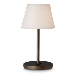 New Northern bordlampe oppladbar utendørs IP44 2W - Hvit/Antikk messingfarget