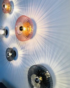 New Wave Optic 26 Wall Lamp - Smoke