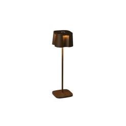 Nice bordlampe 36 cm IP54 oppladbar USB - Rustfarget