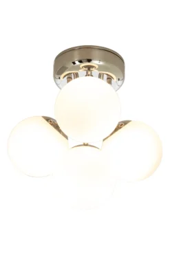 Nicosia taklampe baderom IP44 - Hvit/Krom