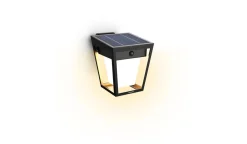 Nissa vegglampe utendørs IP44 1,8W 3000 Kelvin m/sensor - Solcelle