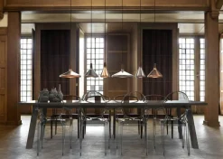 Nori takpendel 18 - Børstet stål