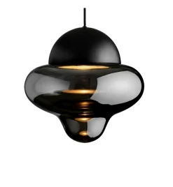 Nutty taklampe XL - Grå/Svart