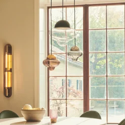 Nutty taklampe XL - Klar/Svart