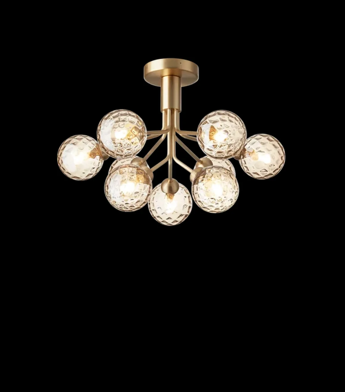 Nuura Apiales 9 ceiling messing/optic glass