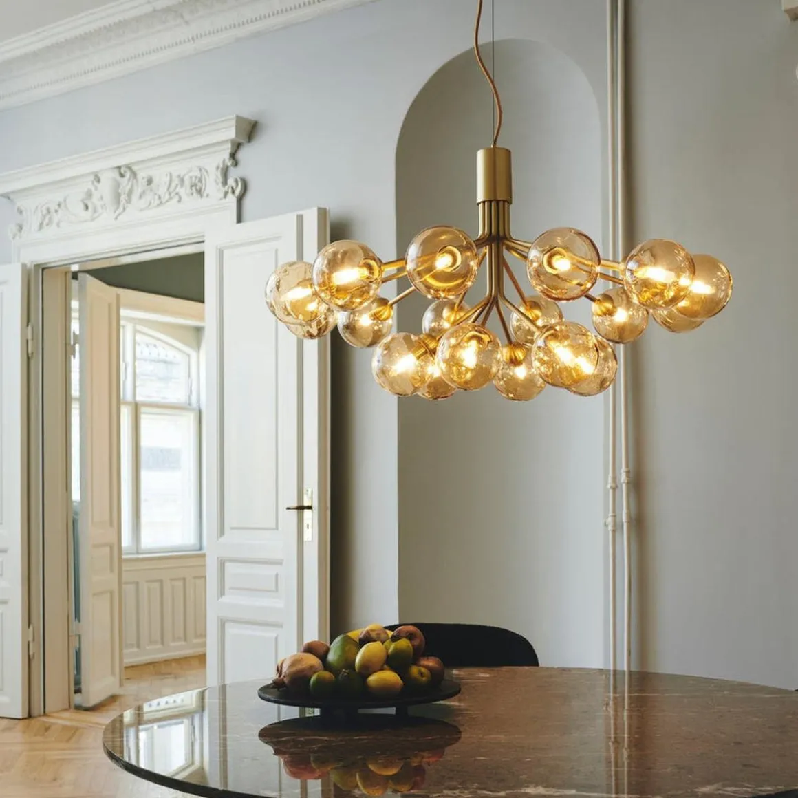 Nuura Apiales 18 messing/optic gold glass