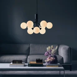 Nuura Apiales 9 satin svart/opal