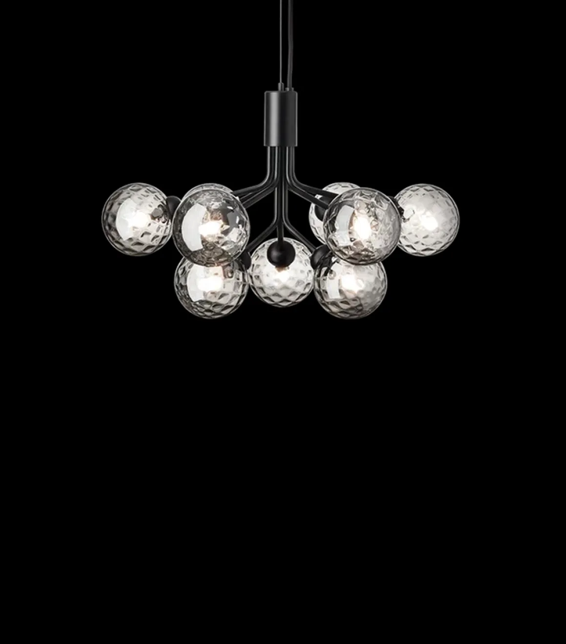 Nuura Apiales 9 svart/optic glass