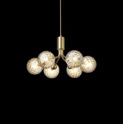 Nuura Apiales 6 taklampe messing / optic gold