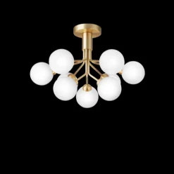 Nuura Apiales 9 taklampe messing/opal