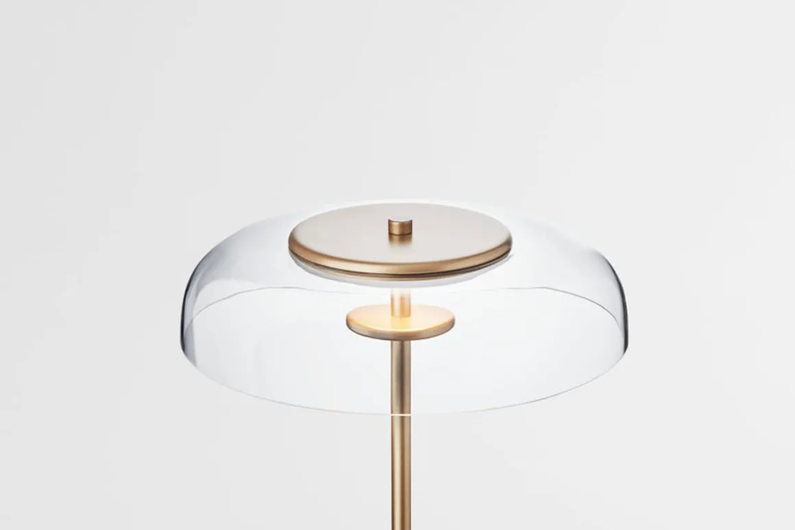 Nuura Blossi gulvlampe Nordic Gold