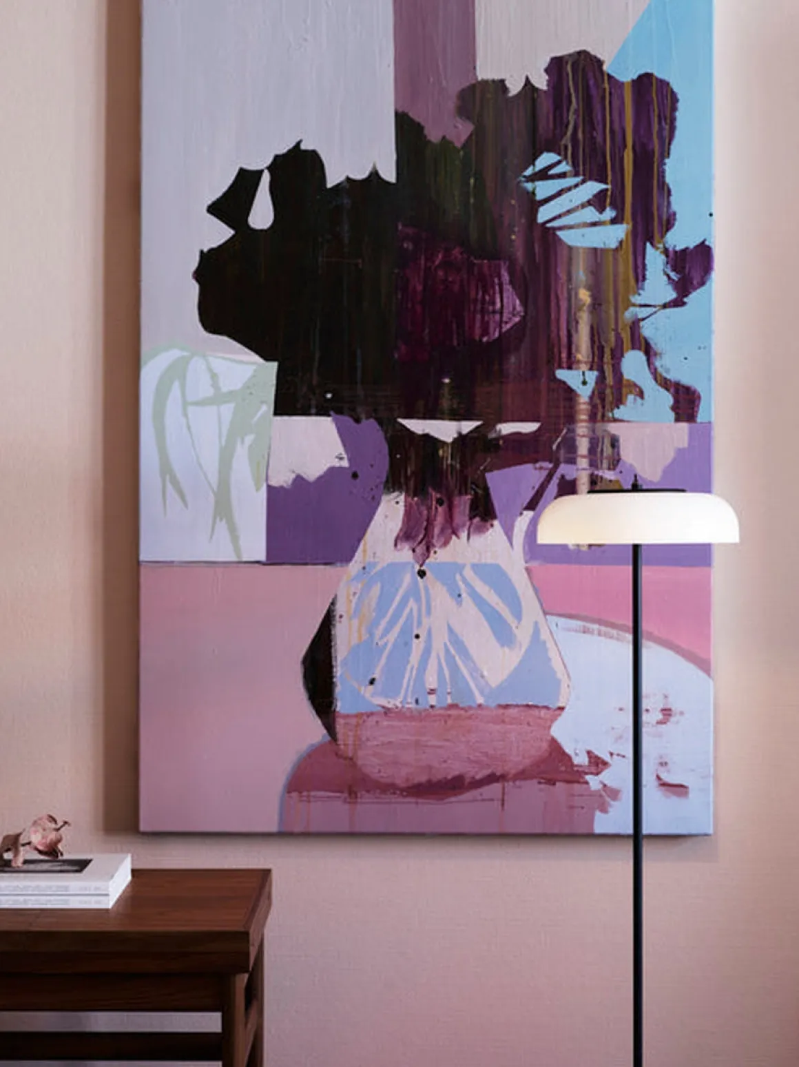 Nuura Blossi gulvlampe svart