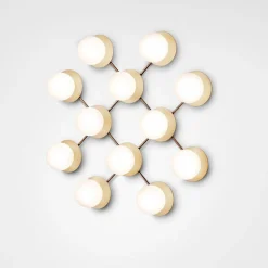 Nuura Liila 12 taklampe/vegglampe - opal