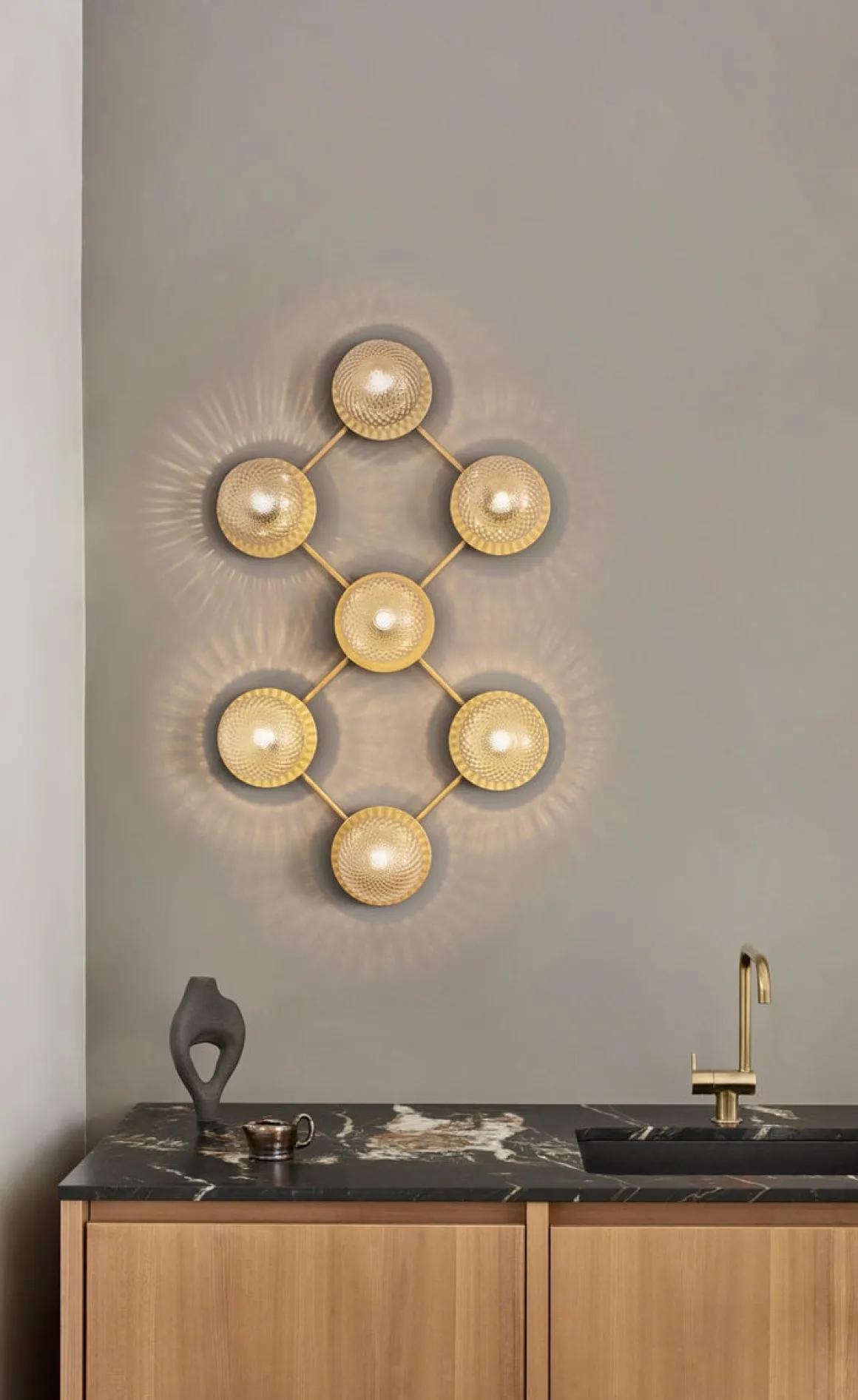 Nuura Liila 7 taklampe/vegglampe - optic