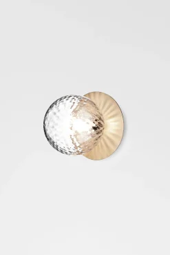 Nuura Liila 1 vegglampe/taklampe - medium - nordic gold / optikk