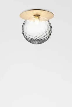 Nuura Liila 1 vegglampe/taklampe - large - nordic gold / optikk