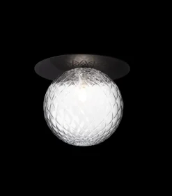 Nuura Liila 1 vegglampe/taklampe - large - svart / optikk