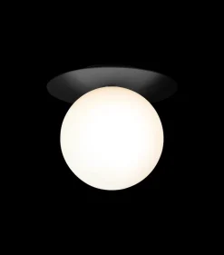 Nuura Liila 1 vegglampe/taklampe - large - svart / opal