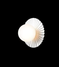 Nuura Liila Muuse vegglampe/taklampe - small - Hvit / opal