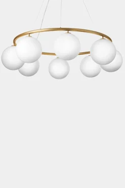 Nuura Miira 8 circular messing / opal