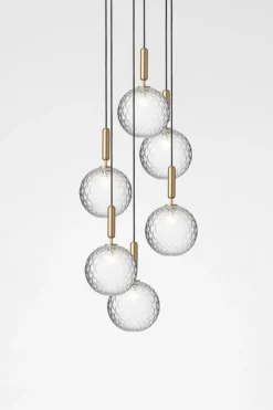 Nuura Miira 6 large messing / optikk