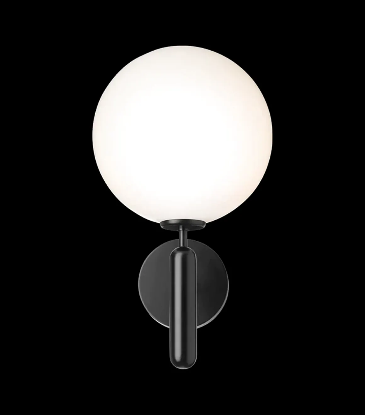 Nuura Miira utendørslampe - svart / opal