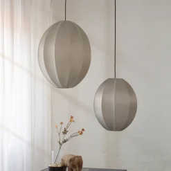 Oi Soi Oi Silkeskjerm Oval Large - Cashmere