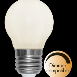 Opalhvit dimbar E27 LED 4,5 cm H7,8 cm