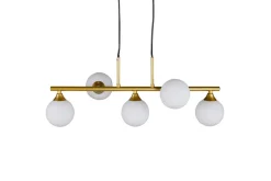 Orb takpendel 63 cm - Opal/Messingfarget