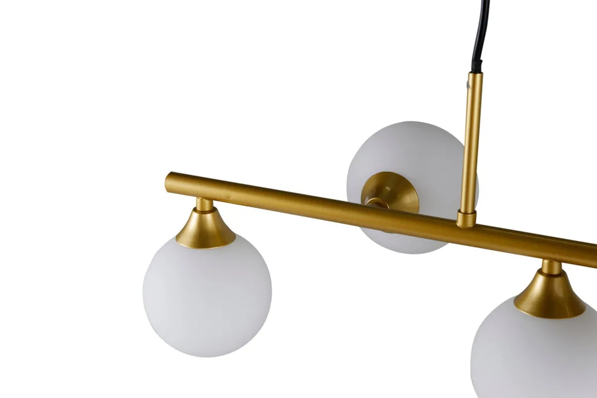 Orb takpendel 63 cm - Opal/Messingfarget