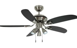 Orion mini takvifte GU10 - Nikkel/Svart blad