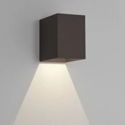 Oslo 100 vegglampe utendørs led - Svart