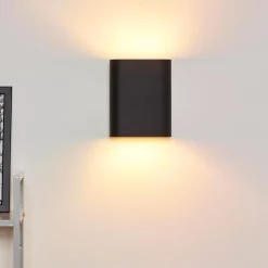 Ovalis vegglampe opp/ned