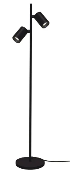 Oz K2 gulvlampe - Svart/Gullfarget