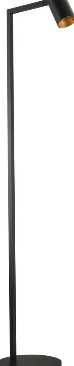 Oz K1 gulvlampe - Svart/Gullfarget