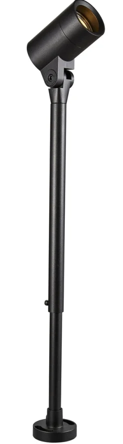 Oz K1 justerbar vegglampe utendørs spot IP65 GU10 - Svart