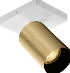 OZ K1 taklampe med 1 spott - hvit/Svart