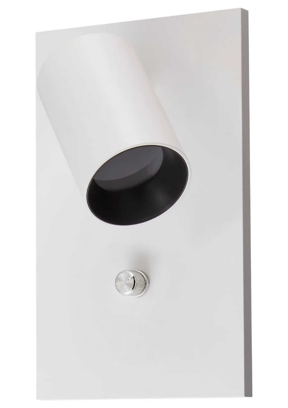 Oz K1 vegglampe m/USB - Hvit/Svart