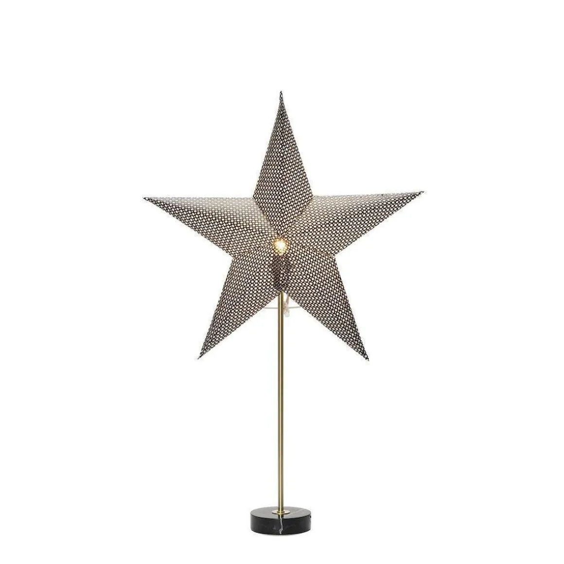 Papirstjerne med marmor